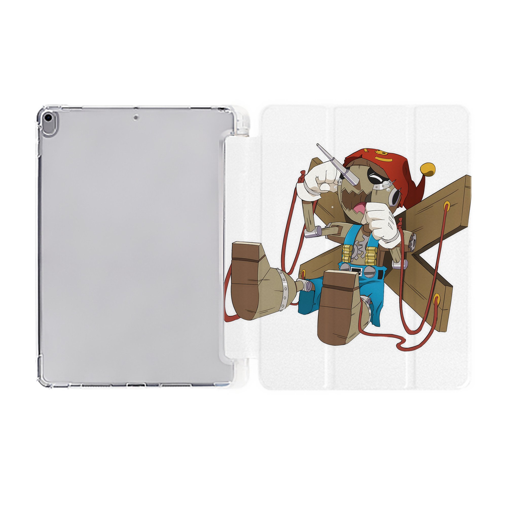 （画像用） Digimon デジタルモンスター/デジモン IPad ケース ペン収納付き 三つ折りスタンド PUレザー×シリコン 対応機種9.5/10.5/10.9インチ